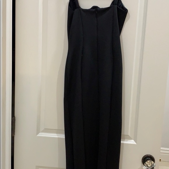 ASOS Long Black Ring Dress Size 2 - Picture 5 of 8